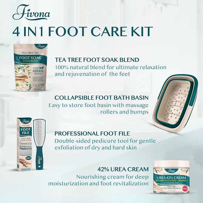 4 in 1 Foot Care Kit | Tea Tree