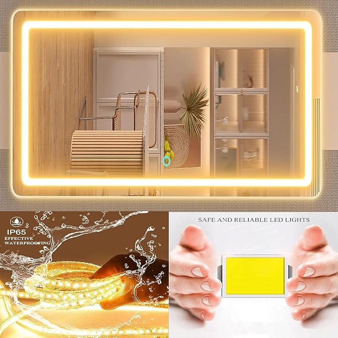 Square Gold Led