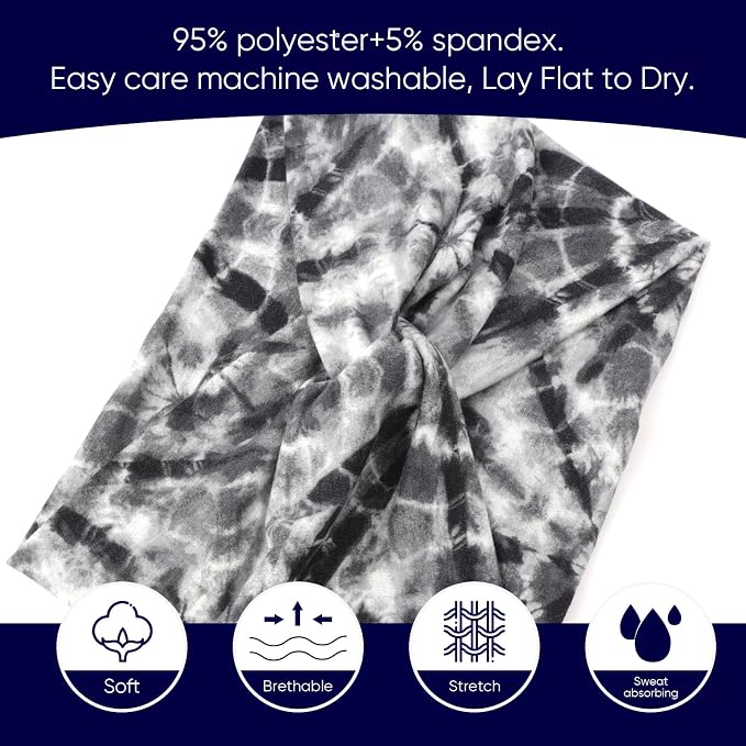 8 PCS: Solid Color + Tie-dye A