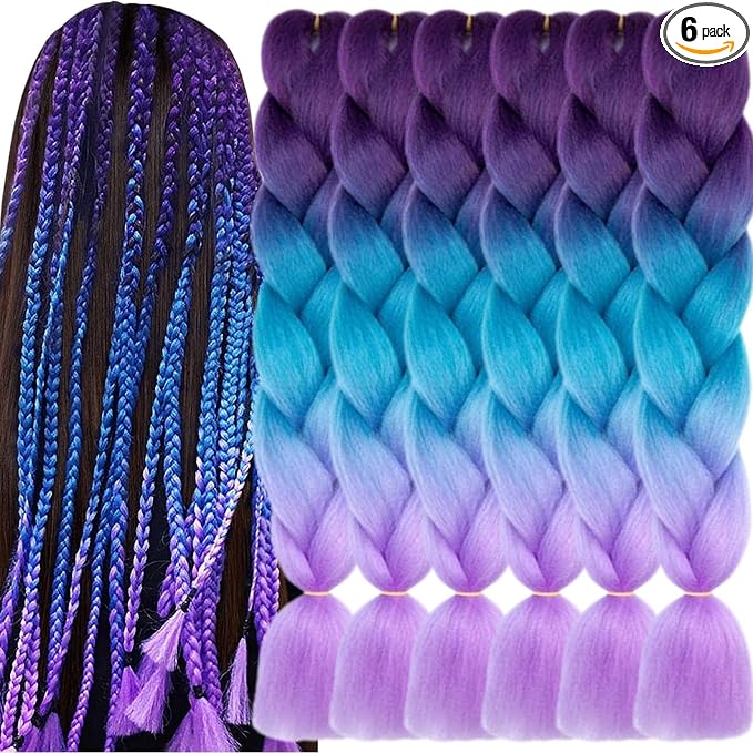 Purple to Lake Blue to Light Purple
