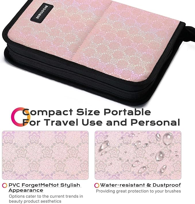 CTB Black with 2 Makeup Brush Holder