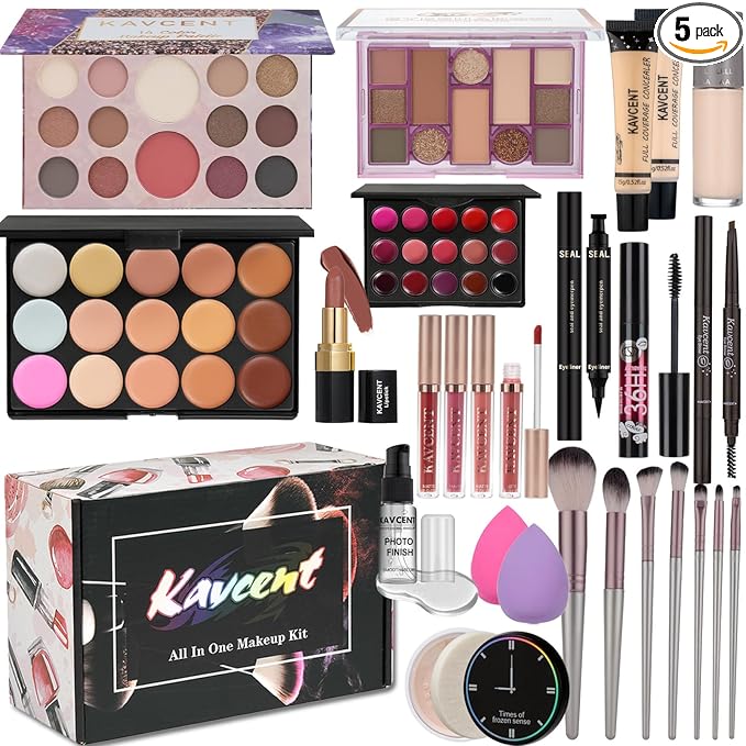 KAVCENT Large Makeup Set