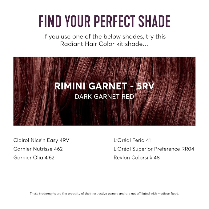 5RV - Dark Garnet Red with Vibrant Red Violet Tones (Rimini Garnet Red)