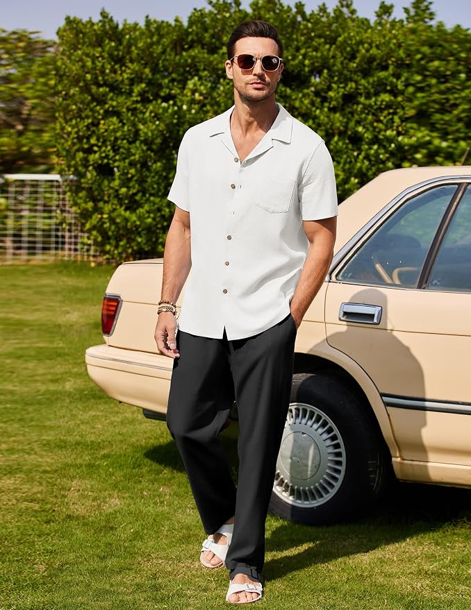 White Shirt/Black Pants
