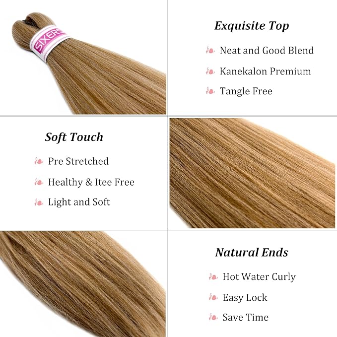 Honey Brown Blonde Braiding Hair