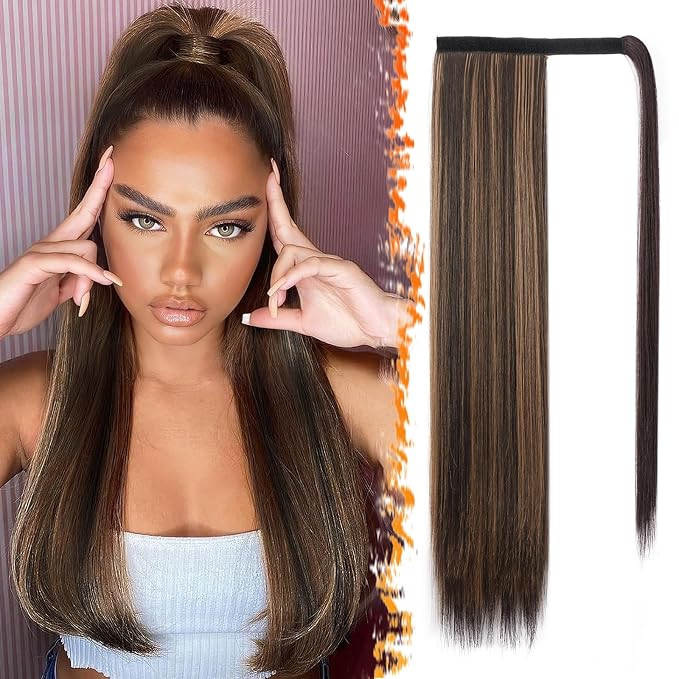 Dark Brown with Auburn Highlights