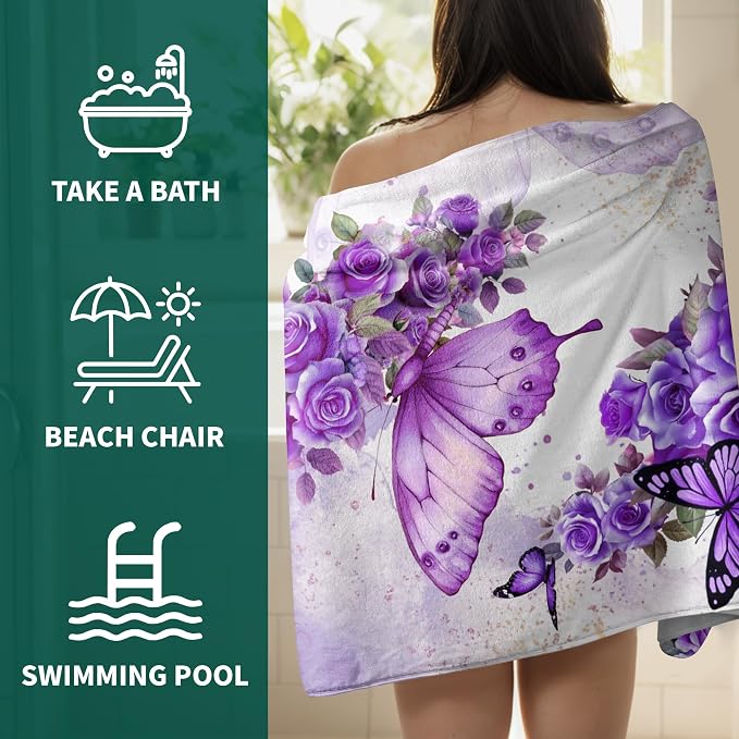 Butterfly Floral-purple