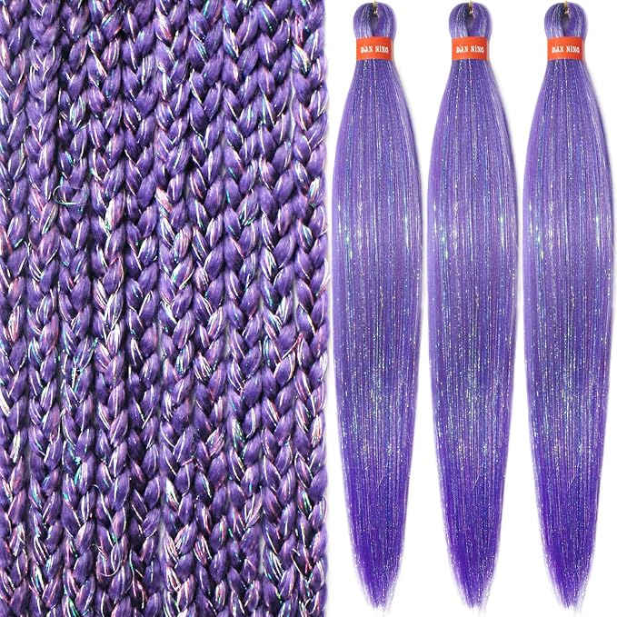 light purple with tinsel