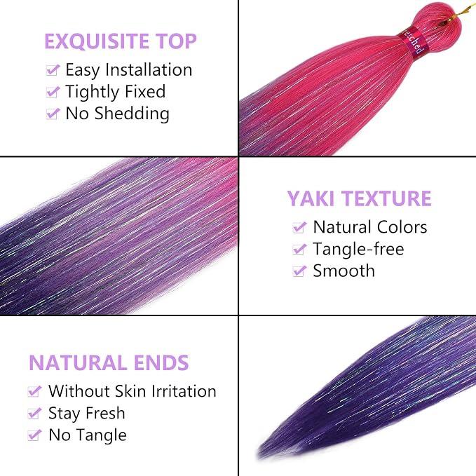 ombre pink/purple