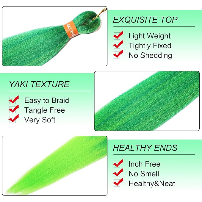 ombre green/neongreen