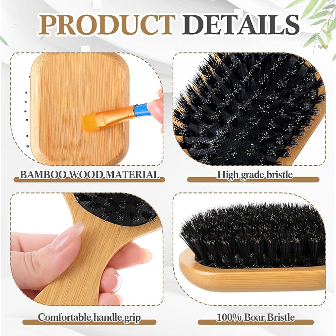 Square, Boar Bristles