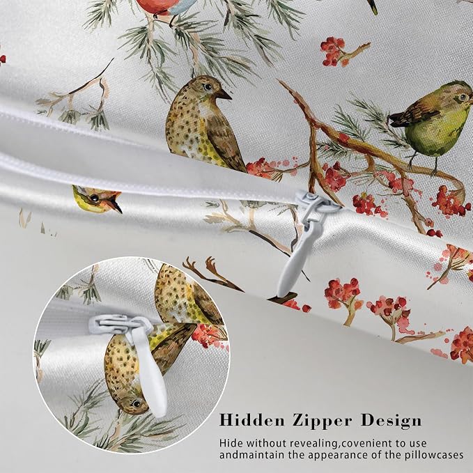 Watercolor Forest Birds Floral