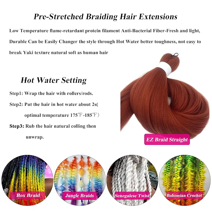 350 Braiding Hair 3 Packs