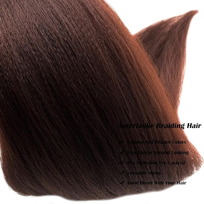 Color 33 Braiding Hair Pre Stretched