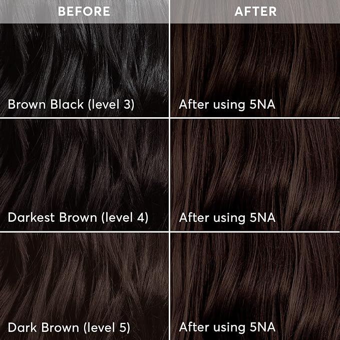 5NA - Dark Ash Brown with Cool Smoky Undertones (Torino Brown)