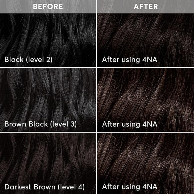 4NA - Darkest Ash Brown with Cool Smoky Undertones (Messina Brown)