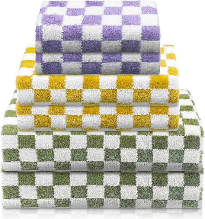 Green, Yellow, Purple