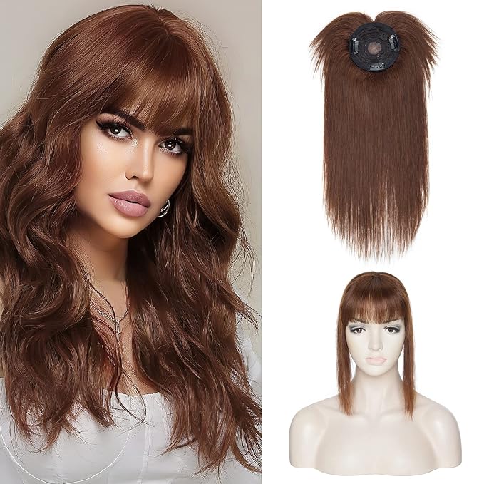 With bangs-Medium Brown #4