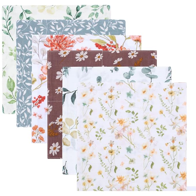 6 Pack Floral Pattern