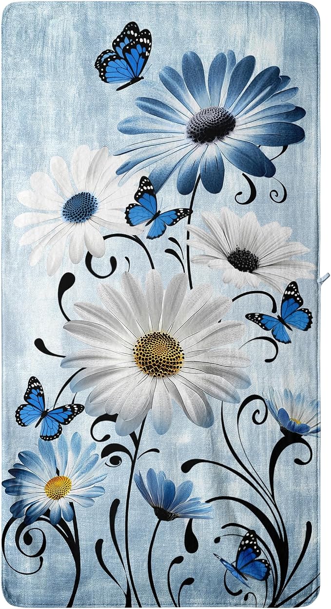 Butterfly Floral-blue