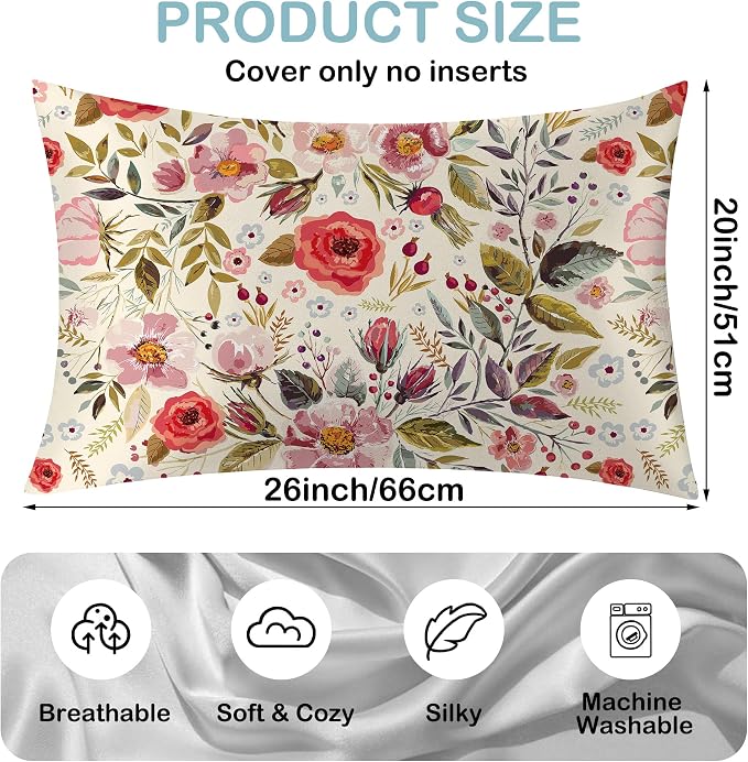 Retro Flowers Rose Floral