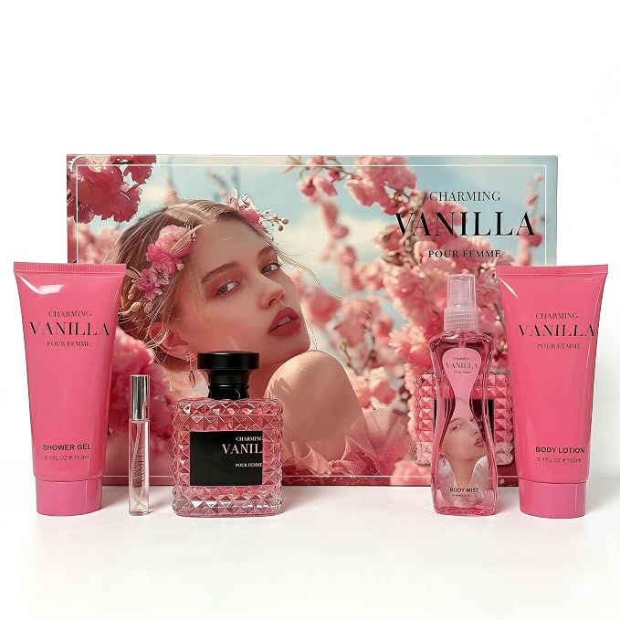 Pink-Charming Vanilla 5Pcs Floral,Fruity