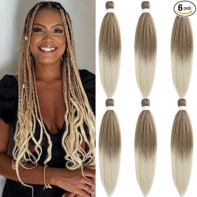 6B/613 Ombre Braiding Hair 6 Packs