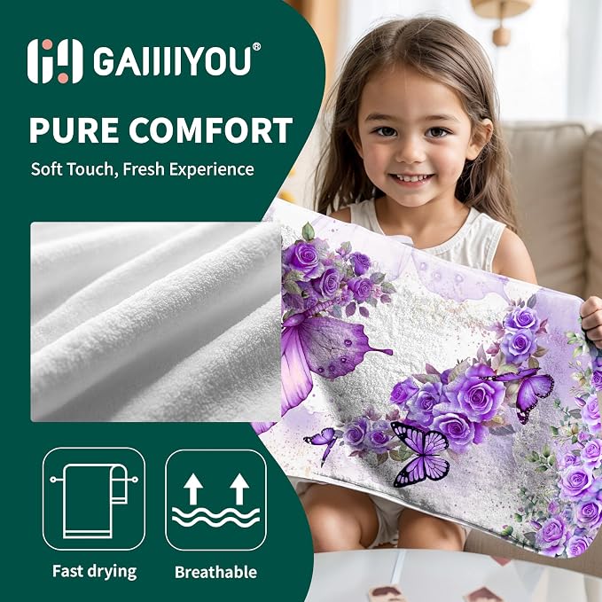 Butterfly Floral-purple