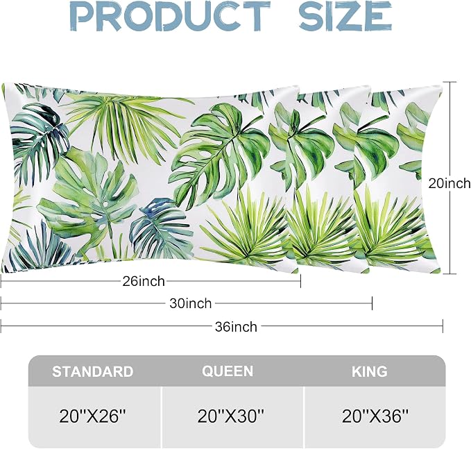 Watercolor Tropical Leaves