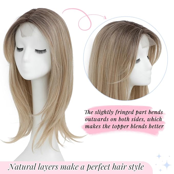 Mix Blonde with Dark Root