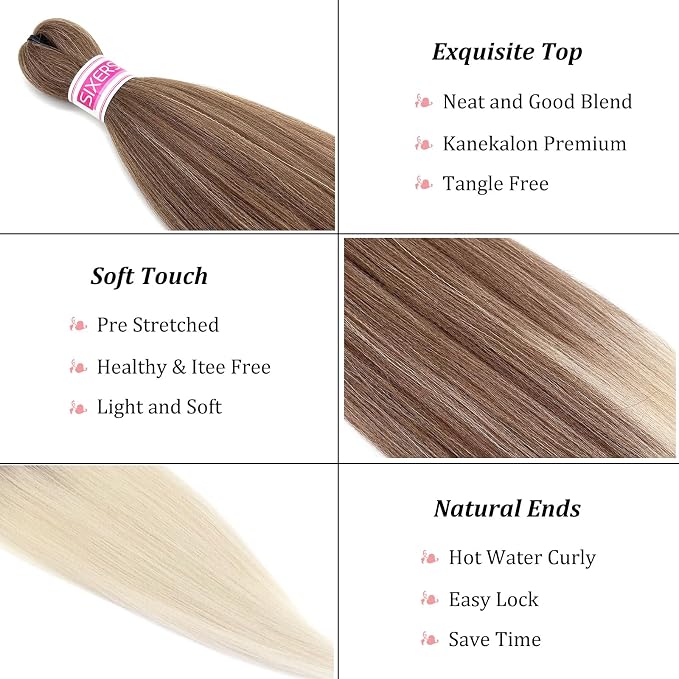 Blonde Ombre Braiding Hair