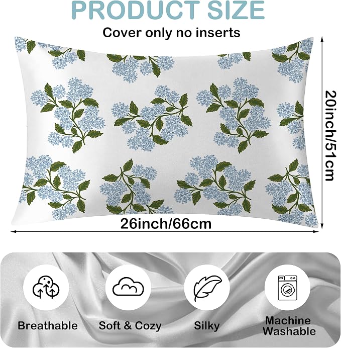 Hydrangea Floral Blue Flowers