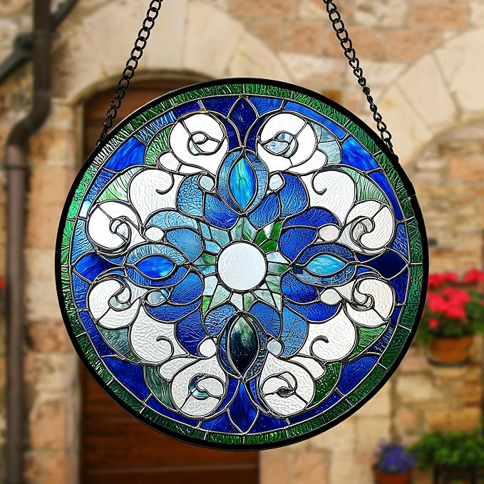 Blue and White