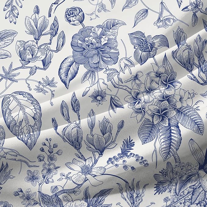 Vintage Spring Blue Floral