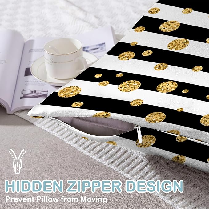 Gold Polka Dot