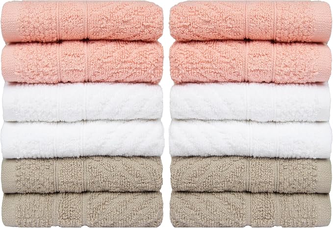 Blush, White & Tan