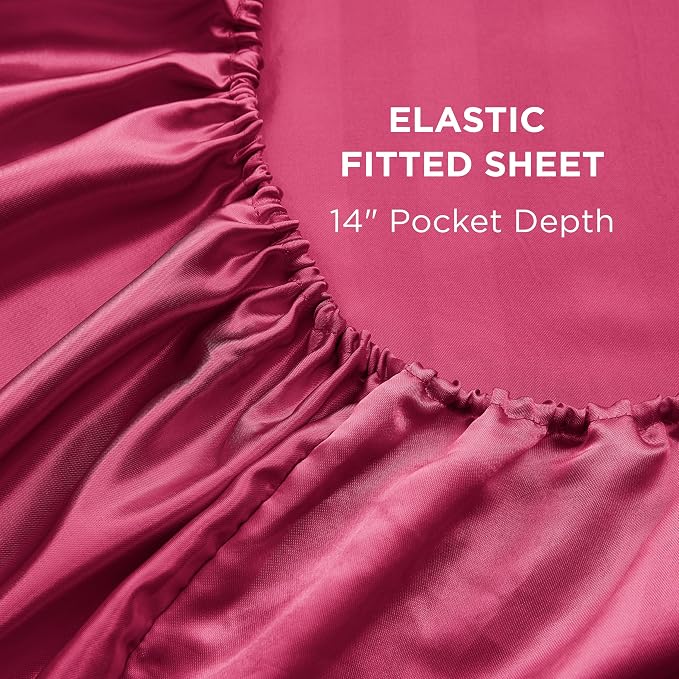 Hot Pink Damask Stripe