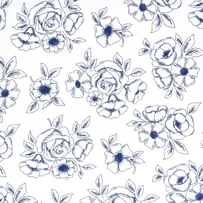 Blue Toile