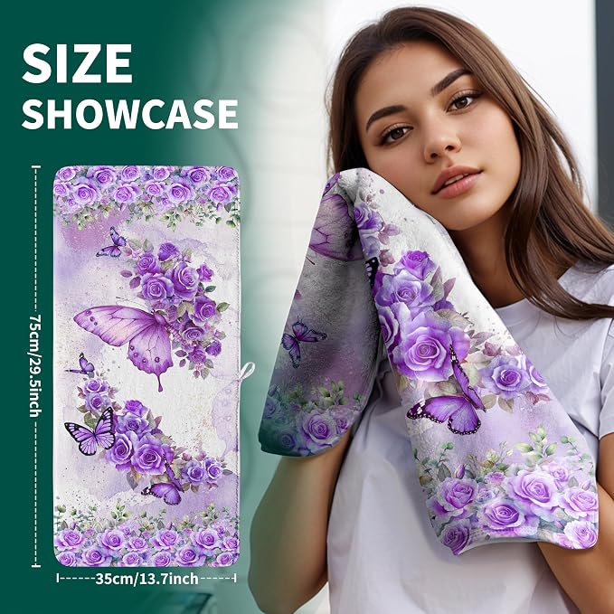 Butterfly Floral-purple