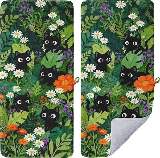 Cute Kittens Plant-green
