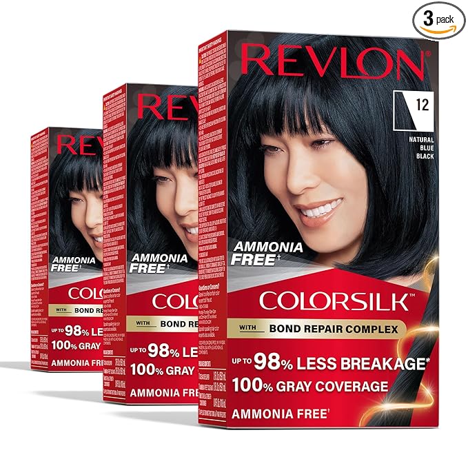 12 Natural Blue Black
