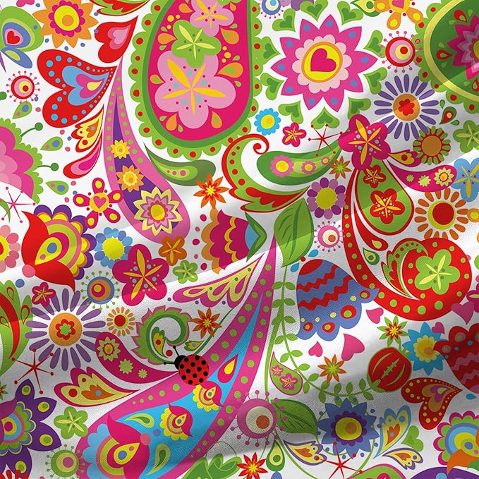Bohemian Colorful Flower Tribal