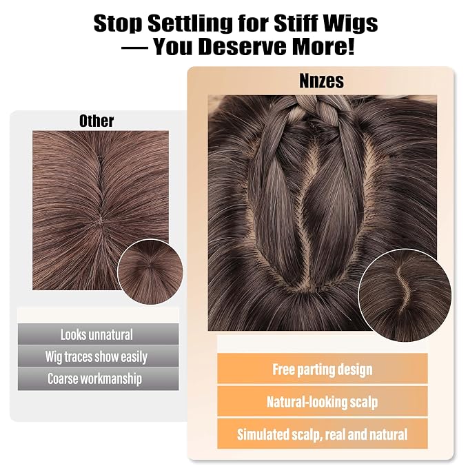 light brown blonde mix wig