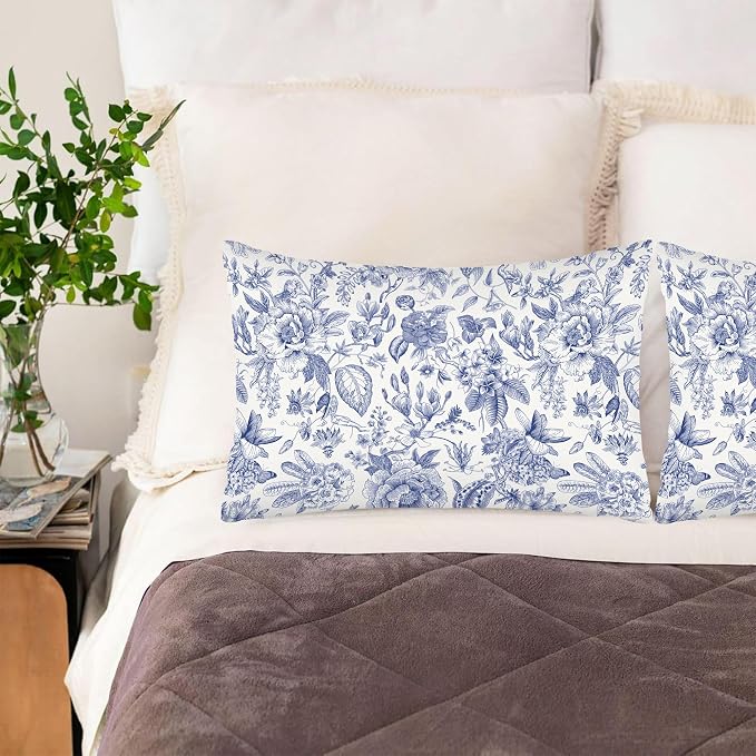 Vintage Spring Blue Floral