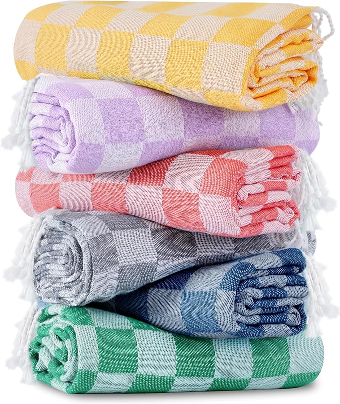 6pcs Plaid Mixed