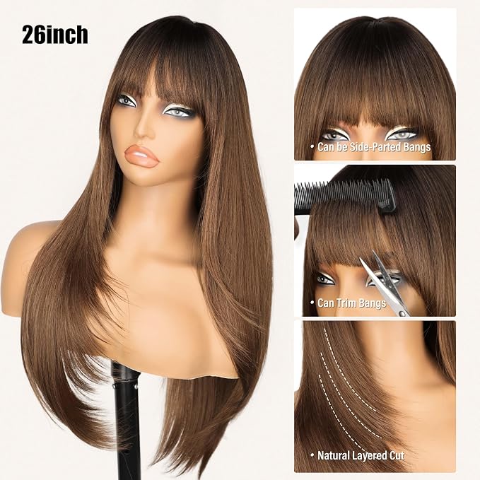 ombre light brown