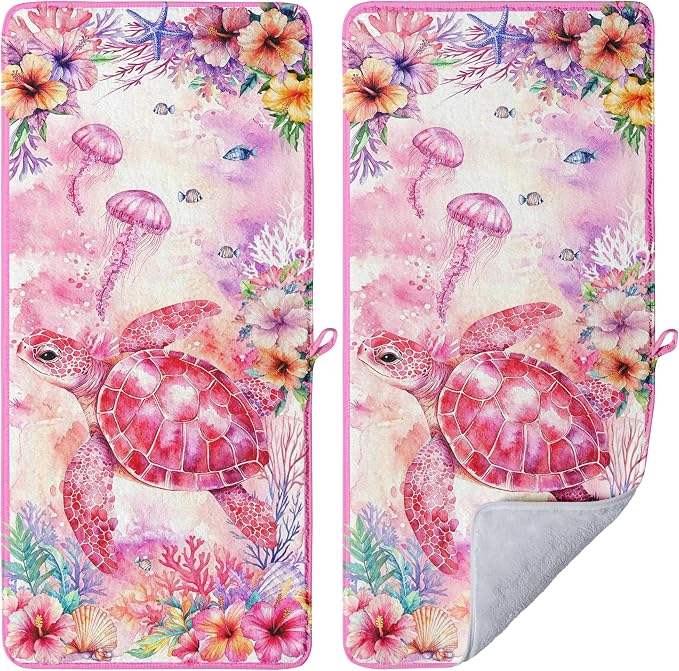 Beach Turtle-pink