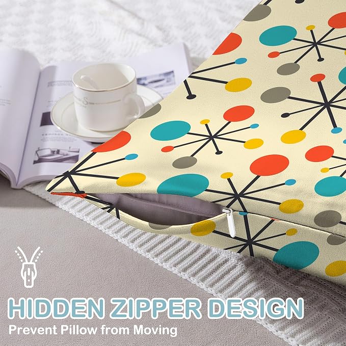 Mid Century Fifties Modern Atomic Retro Colors