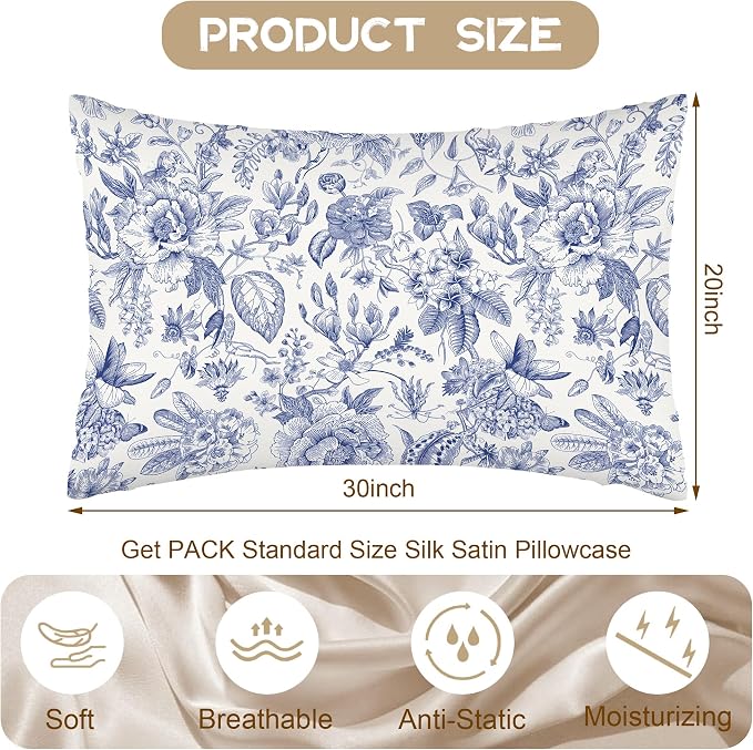 Vintage Spring Blue Floral