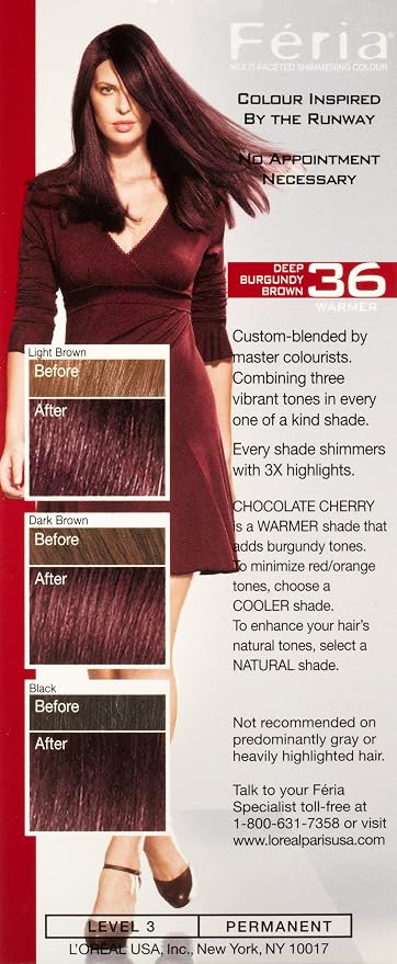 36 Deep Burgundy Brown
